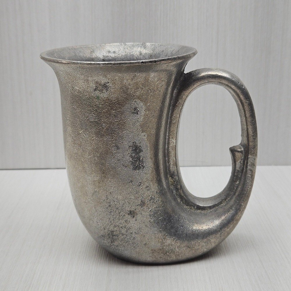 Vintage Wilton Columbia PA Armetale Horn Shaped Mug Tankard RWP Pewter Alloy USA